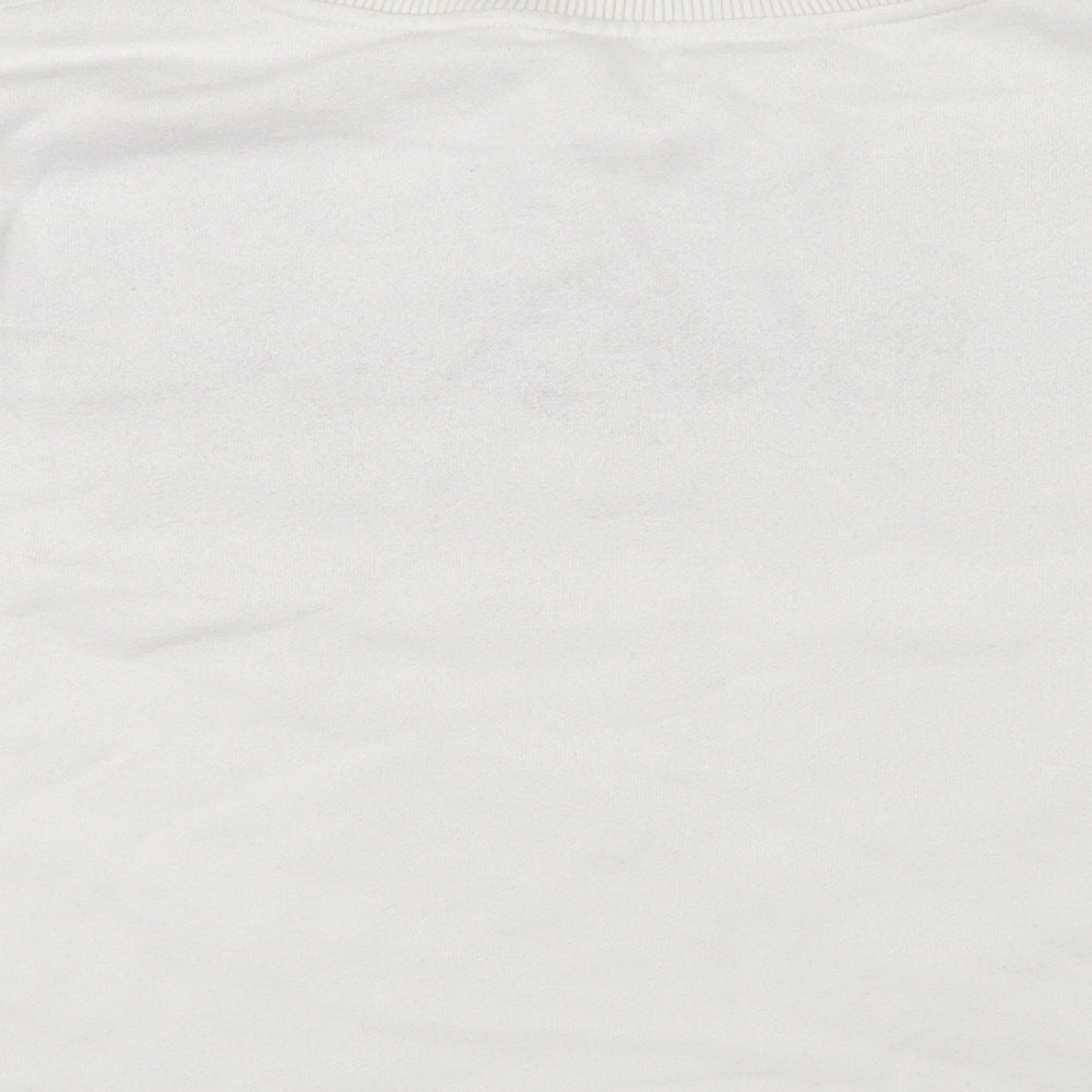 Calvin Klein Womens White  Knit Pullover Jumper Size M