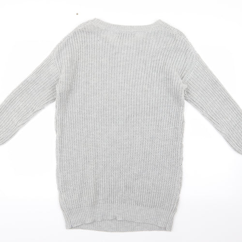 Atmosphere Womens Grey  Knit Pullover Jumper Size 10