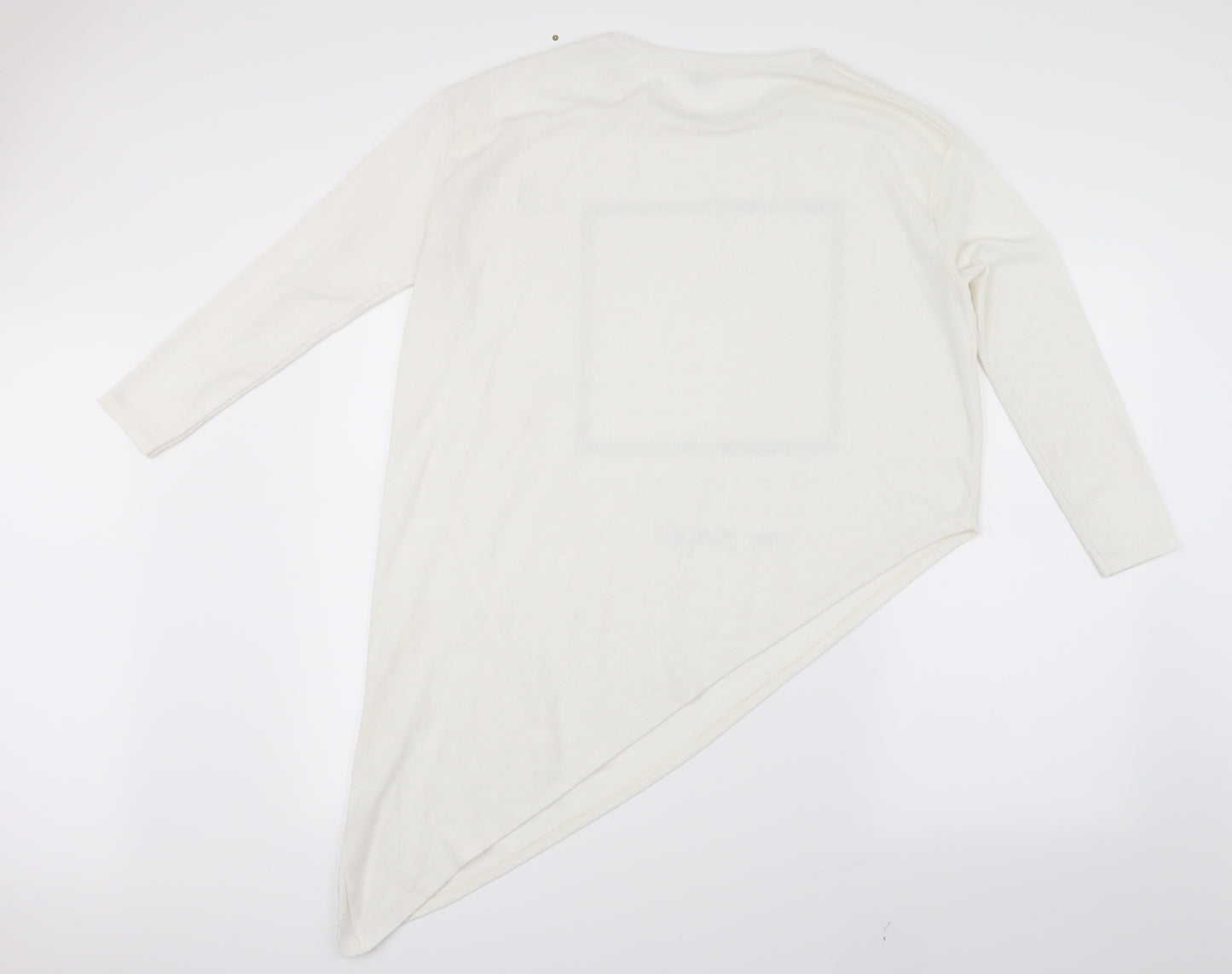 River Island Womens White   Basic T-Shirt Size 12