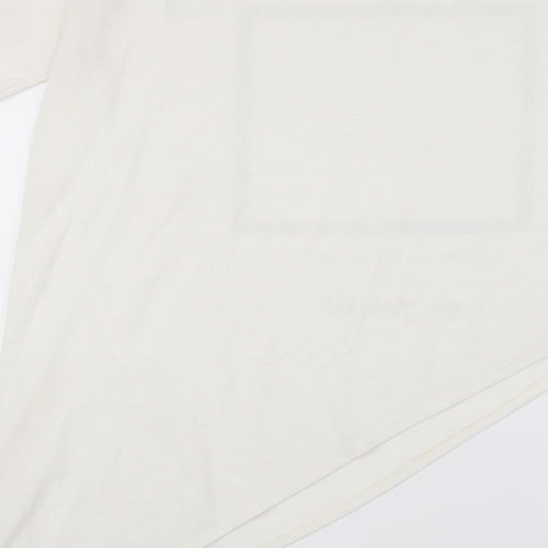 River Island Womens White   Basic T-Shirt Size 12