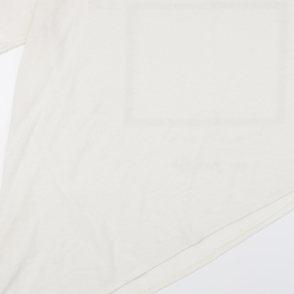 River Island Womens White   Basic T-Shirt Size 12