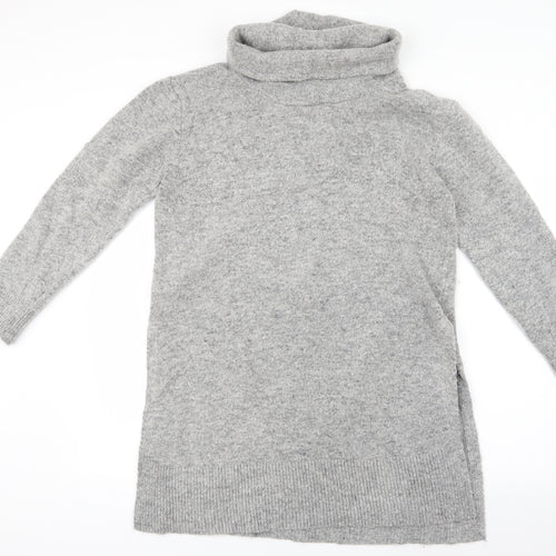 Wallis Womens Grey  Knit Pullover Jumper Size M