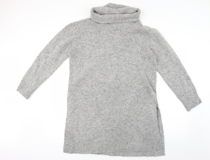 Wallis Womens Grey Knit Pullover Jumper Size M