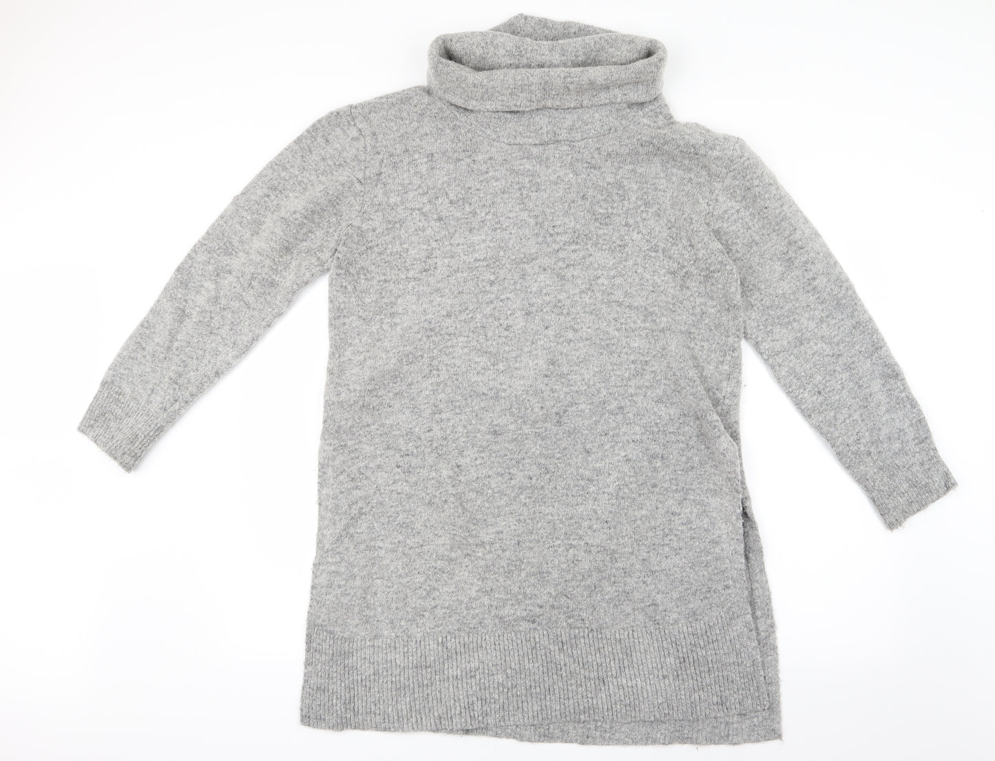 Wallis Womens Grey  Knit Pullover Jumper Size M