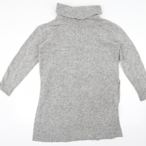 Wallis Womens Grey  Knit Pullover Jumper Size M