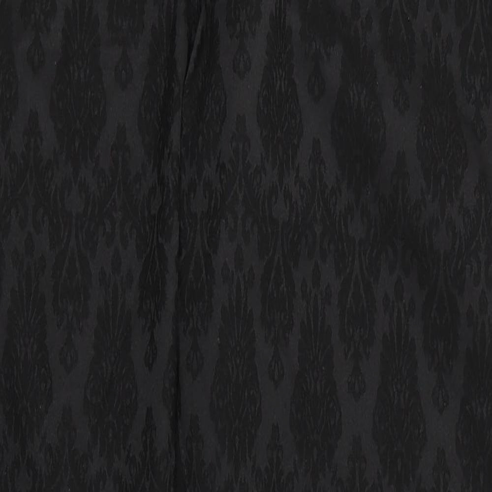 Marks and Spencer Womens Black Geometric  Jegging Jeans Size 16 L31.5 in