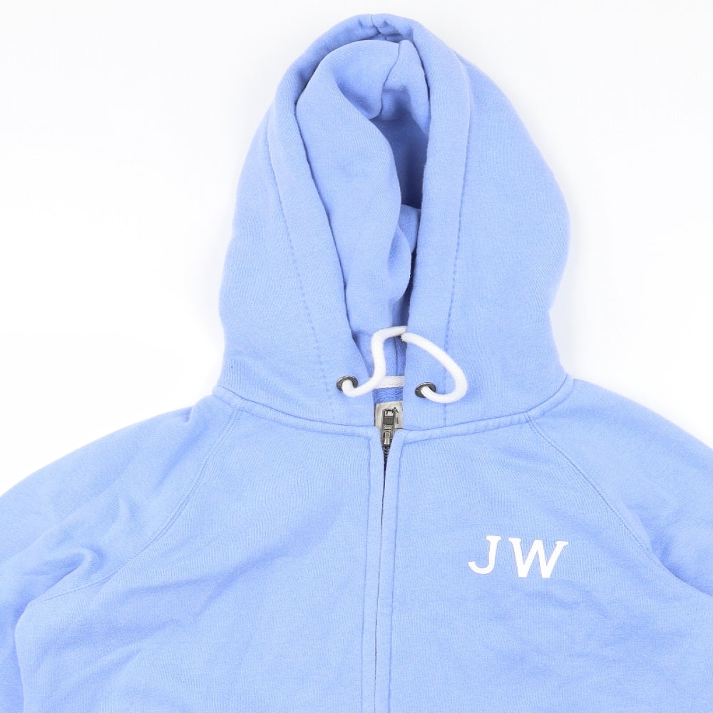 Jack Wills Womens Blue   Full Zip Hoodie Size 10