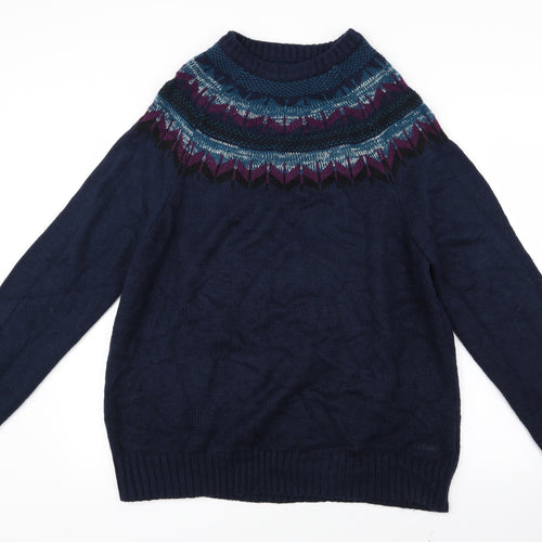 Lee Cooper Mens Blue  Knit Pullover Jumper Size XL