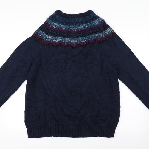 Lee Cooper Mens Blue  Knit Pullover Jumper Size XL