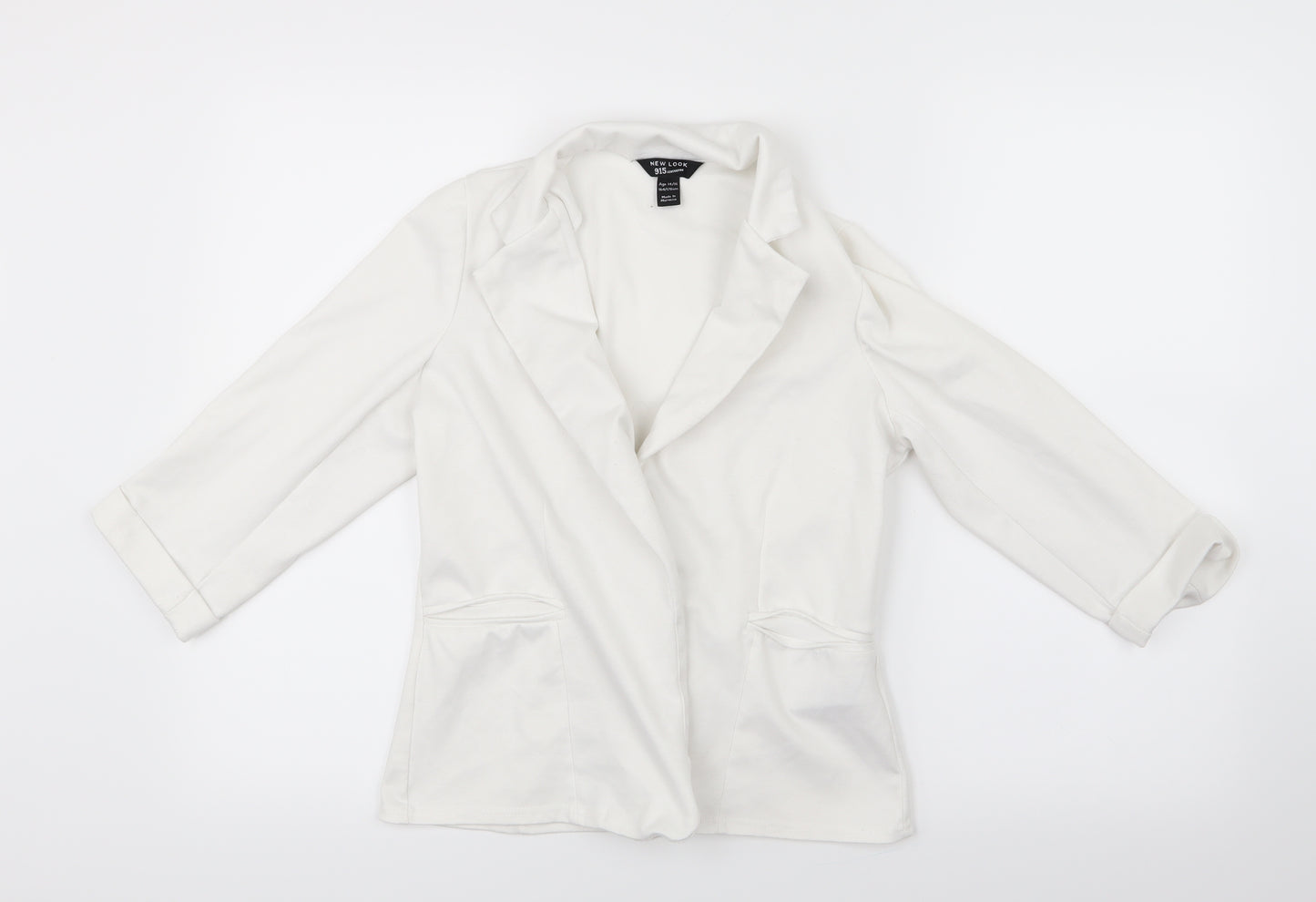New Look Girls White   Jacket  Size 14-15 Years