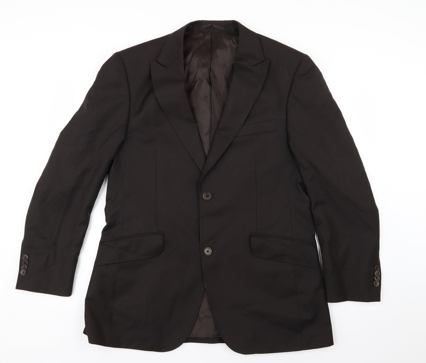 Jones Mens Black   Jacket Suit Jacket Size 38