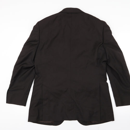 Jones Mens Black   Jacket Suit Jacket Size 38