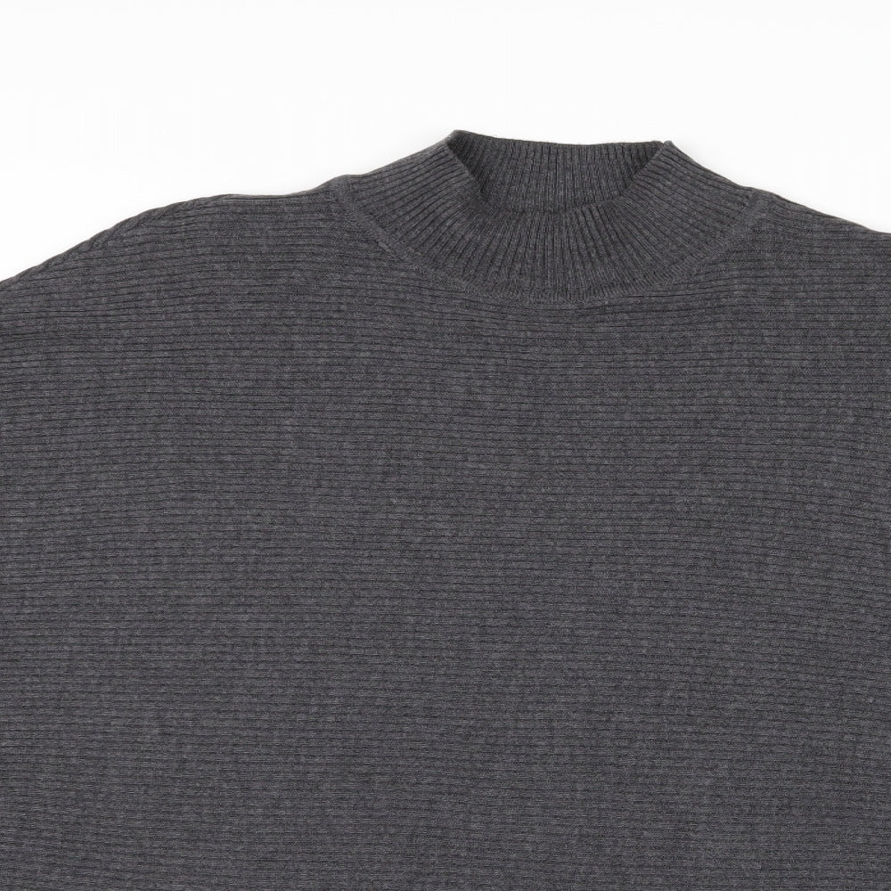 F&F Womens Grey  Knit Pullover Jumper Size 12