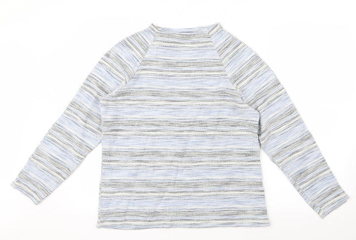 Oasis Womens Blue  Knit Pullover Jumper Size L