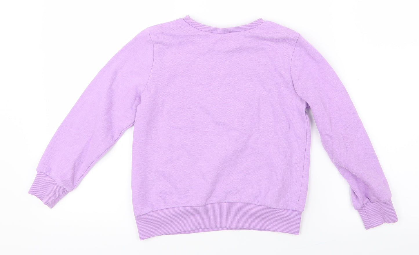 NEXT Girls Purple   Pullover Jumper Size 5-6 Years