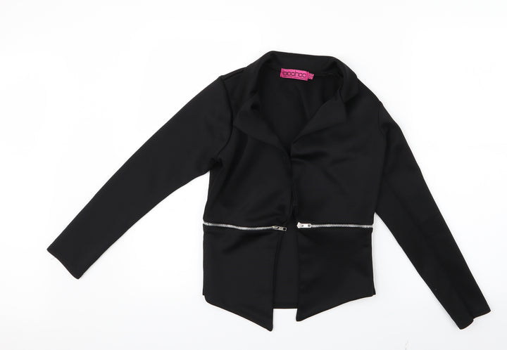 Boohoo Womens Black Jacket Size 10