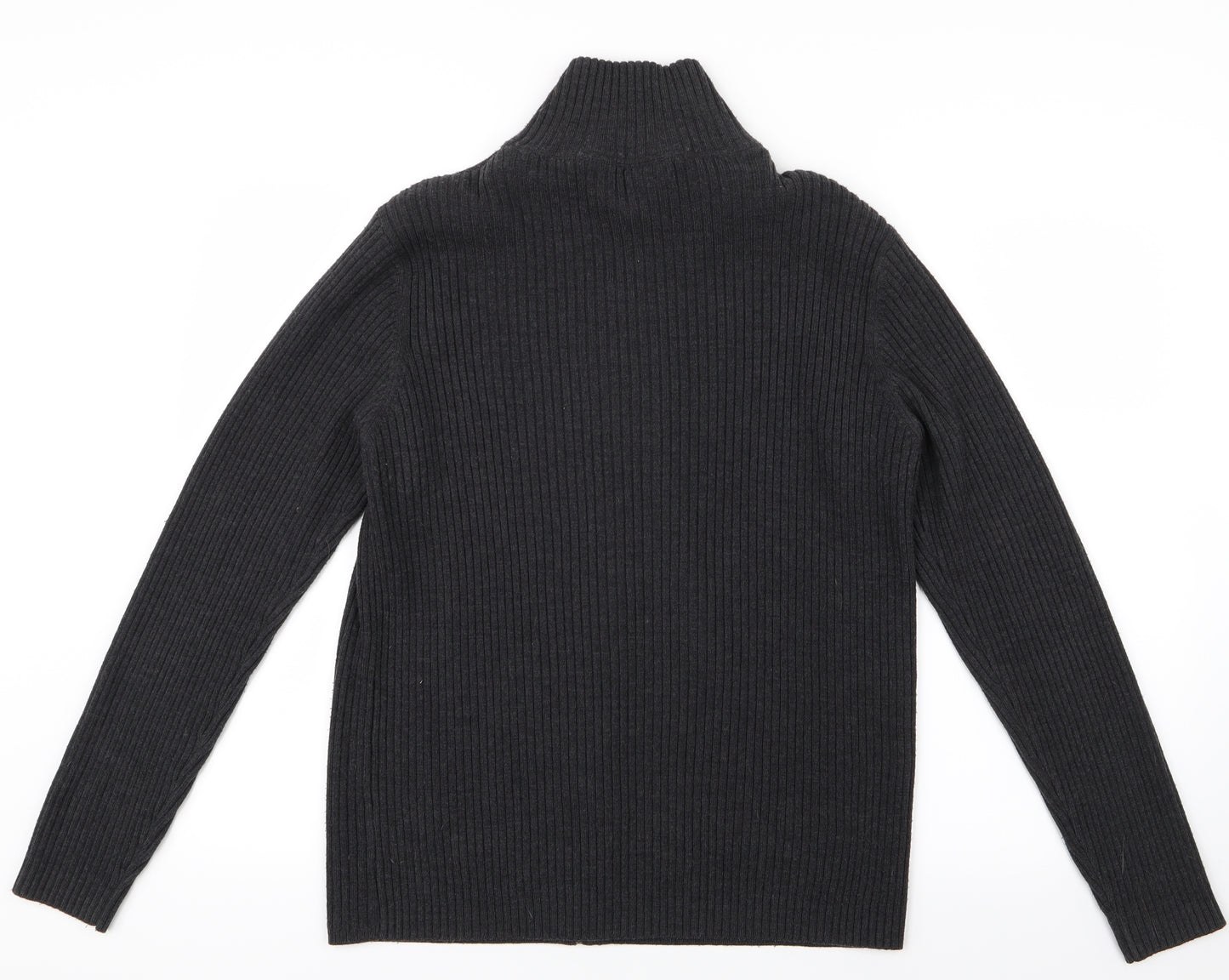 NEXT Mens Grey  Knit Jacket Coatigan Size S