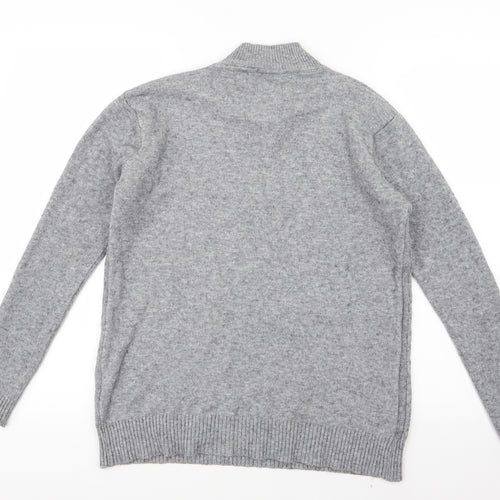 LIN.H.H. Womens Grey  Knit Pullover Jumper Size M
