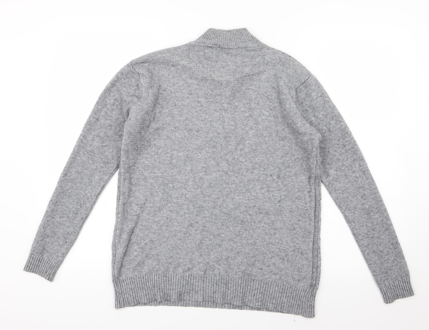 LIN.H.H. Womens Grey  Knit Pullover Jumper Size M