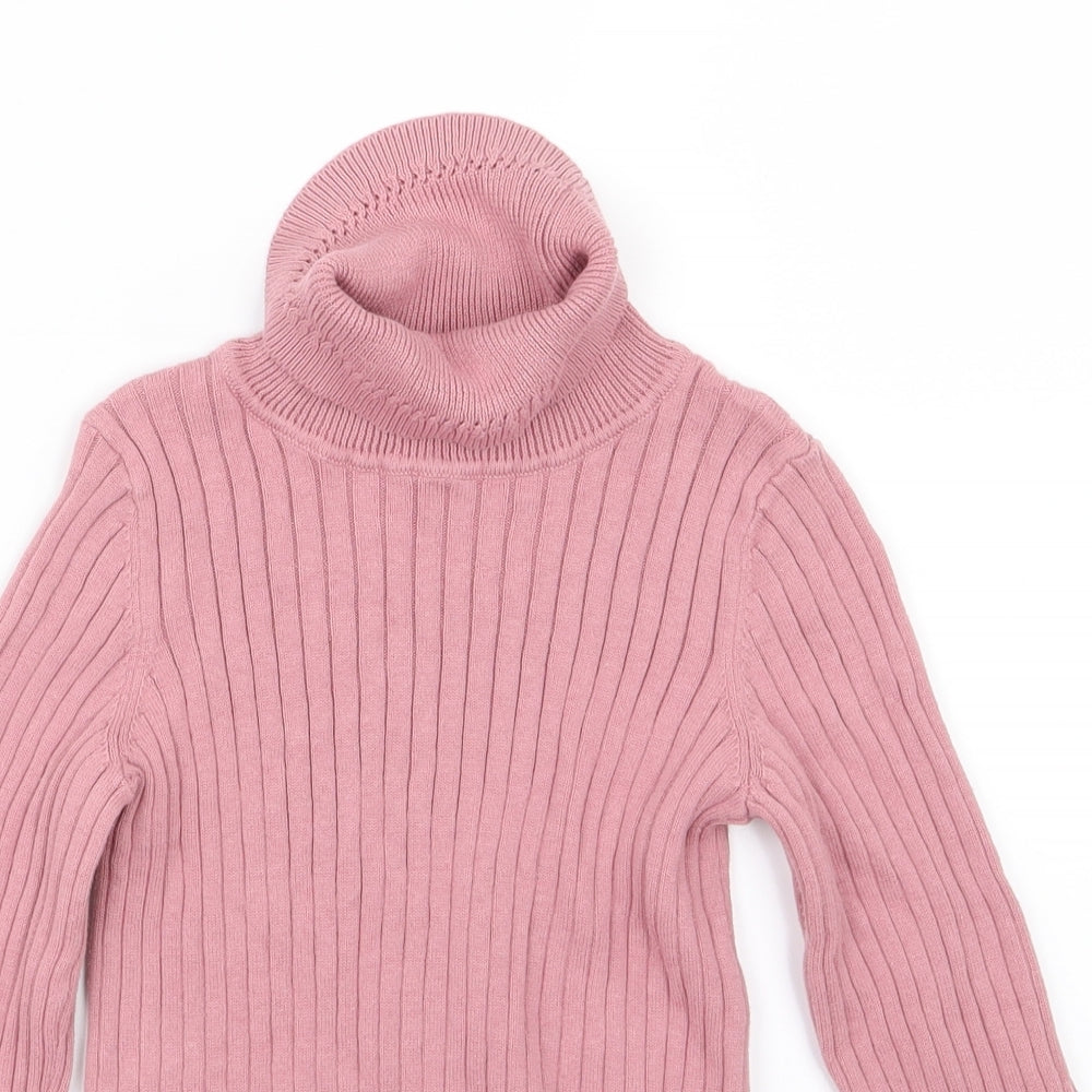 George Girls Pink  Knit Pullover Jumper Size 8-9 Years