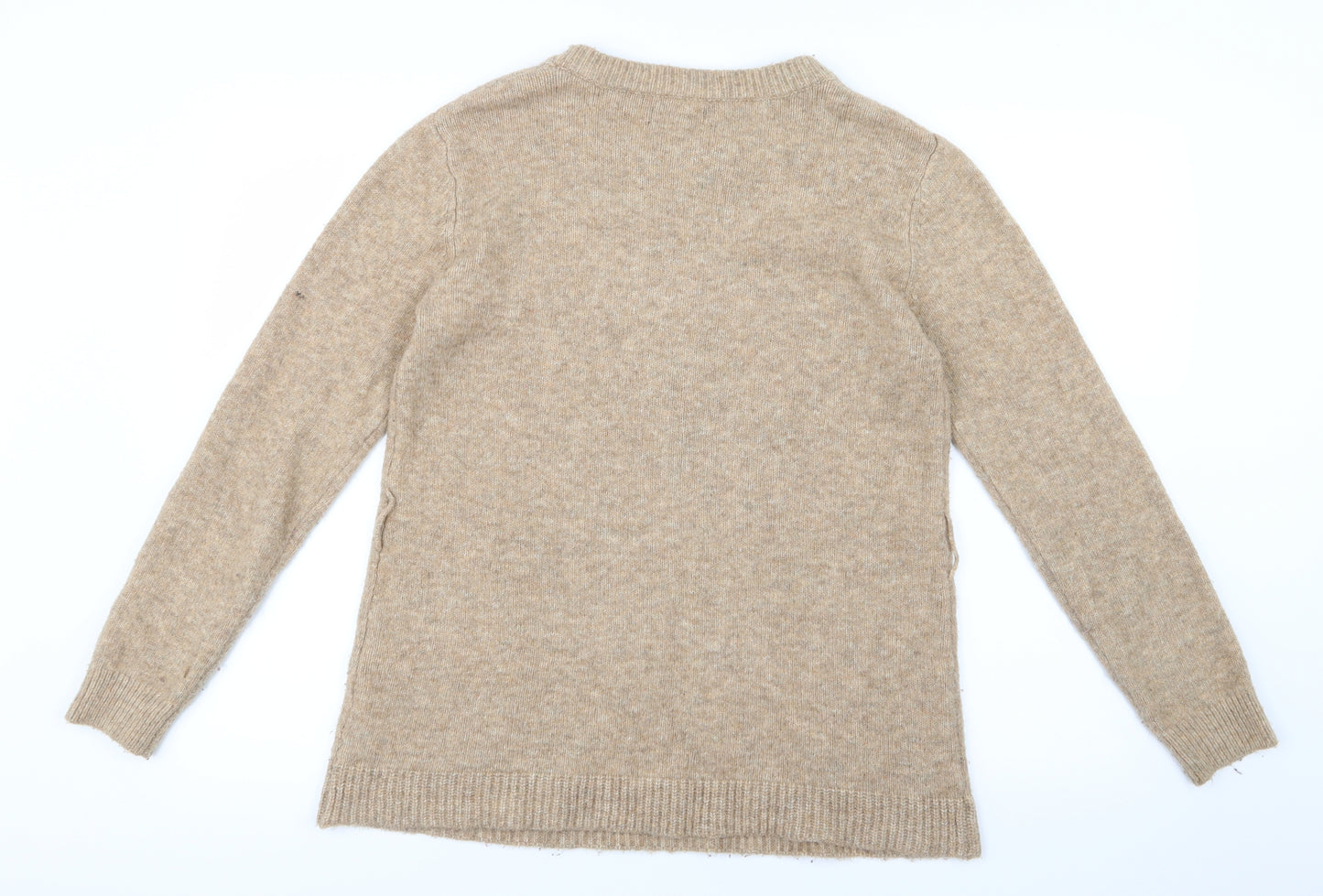 Primark Womens Beige  Knit Pullover Jumper Size 12