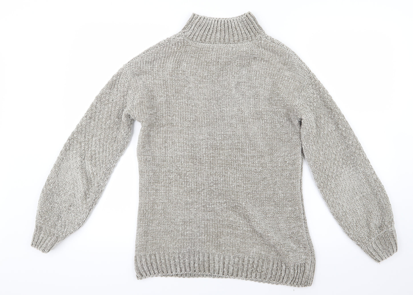 Primark Womens Grey  Knit Pullover Jumper Size 4