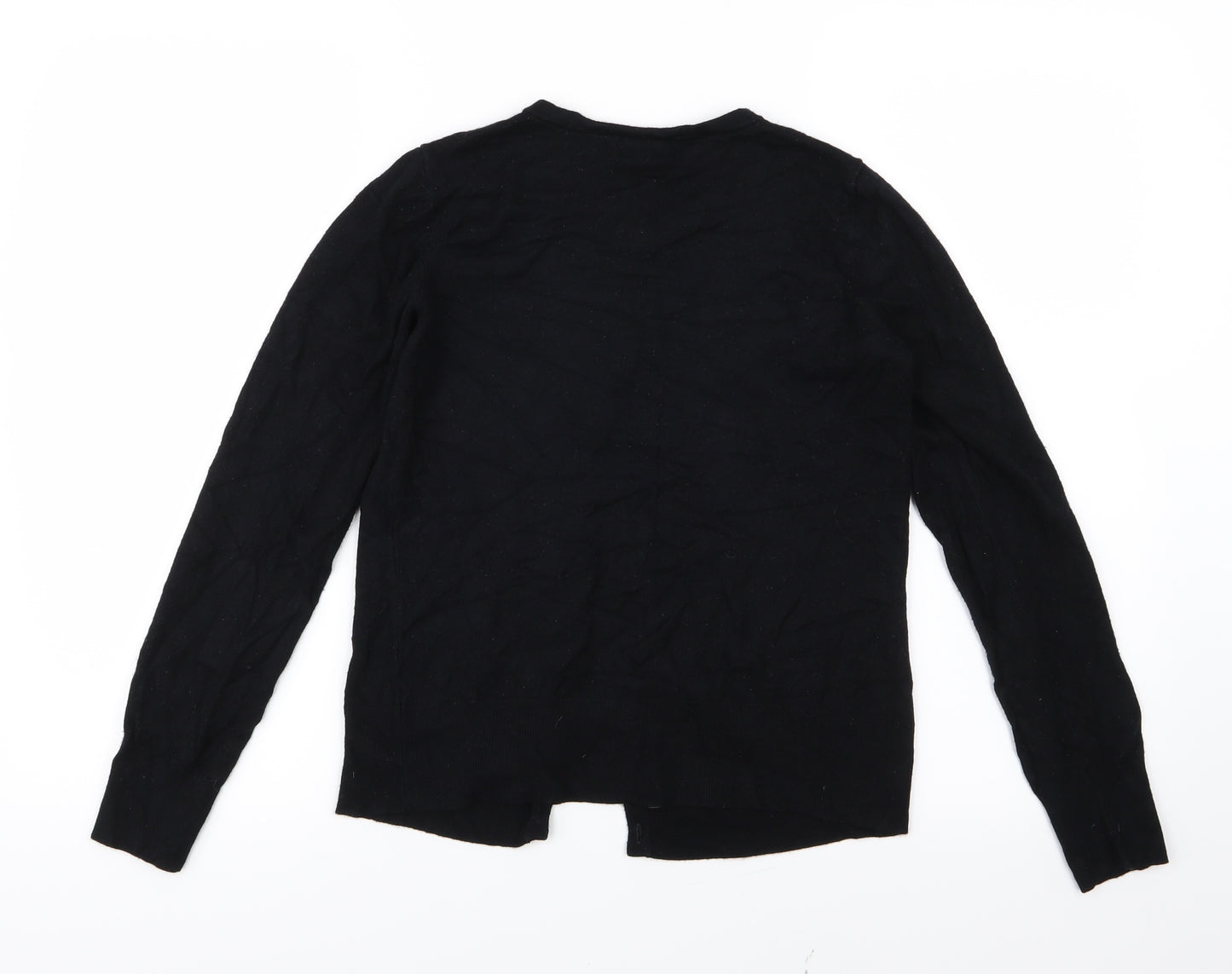 F&F Womens Black  Knit Cardigan Jumper Size 10