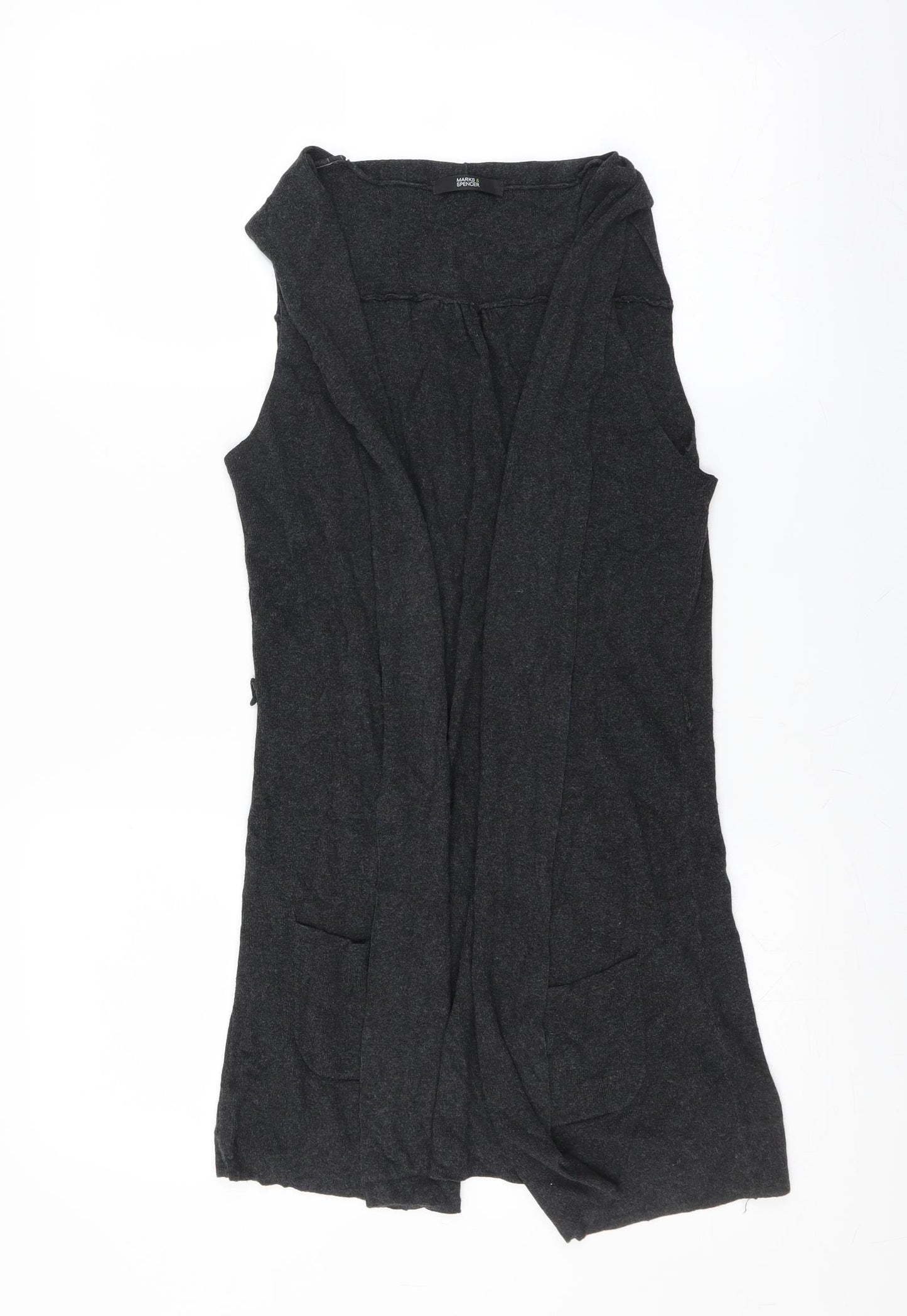 Marks and Spencer Womens Grey   Cardigan Jumper Size 10