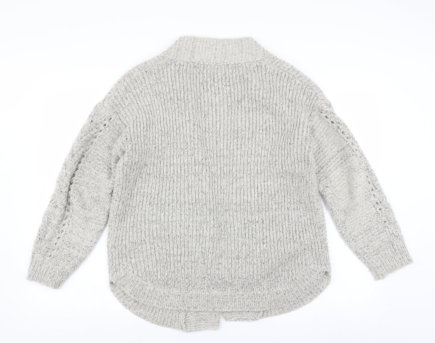 Marks and Spencer Womens Grey   Cardigan Jumper Size 16