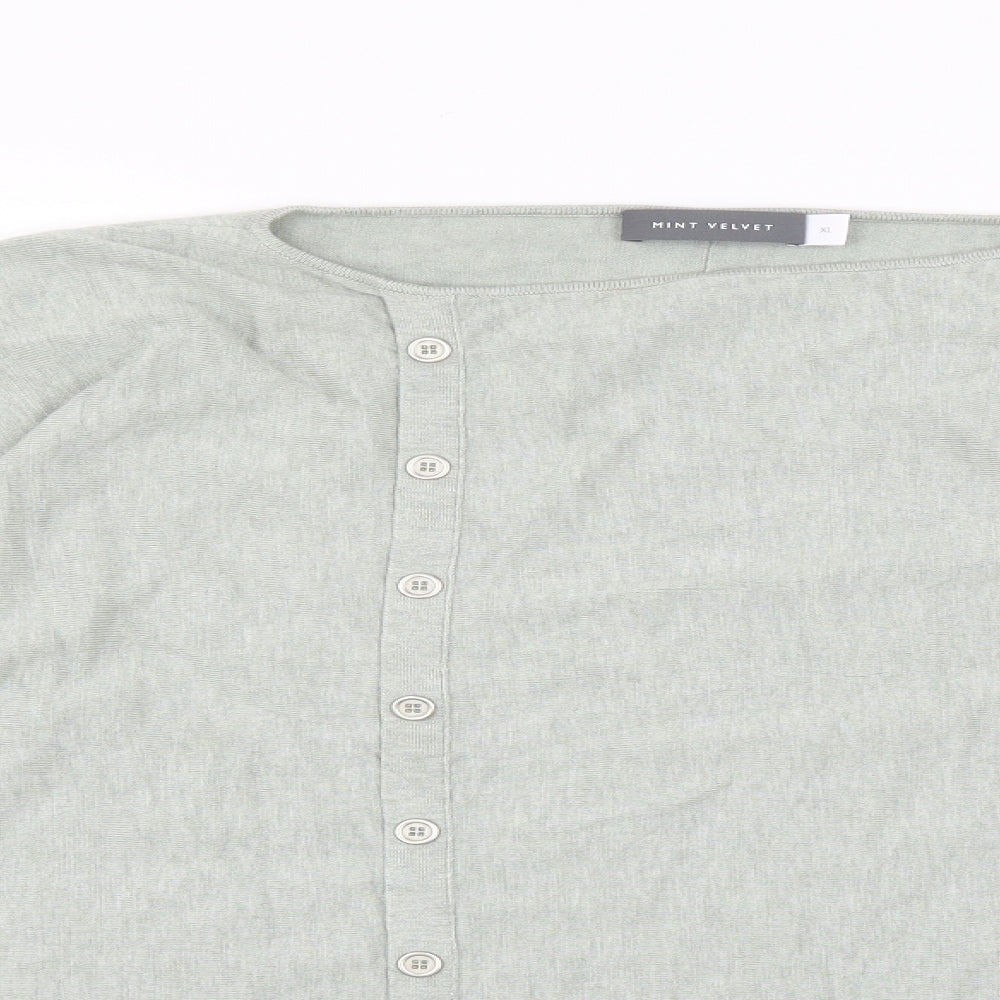 Mint Velvet Womens Green   Pullover Jumper Size XL