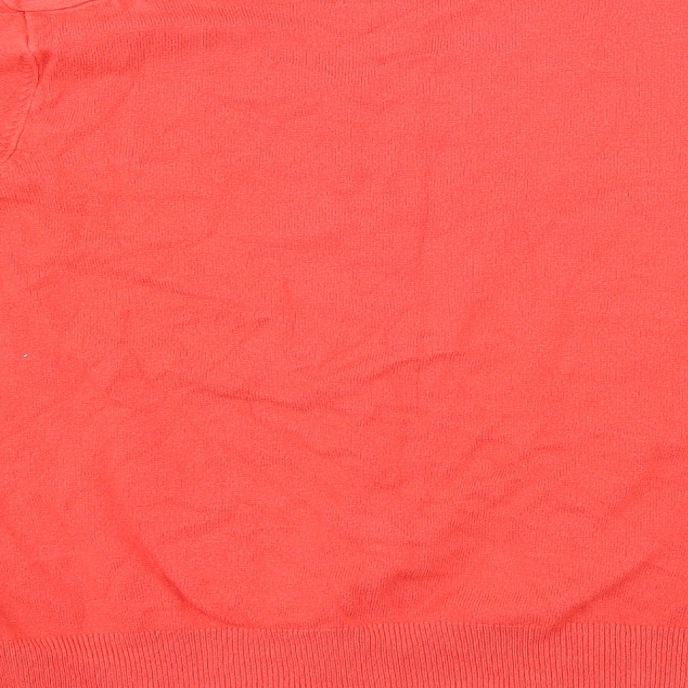 Marks and Spencer Womens Red   Cardigan Jumper Size 16