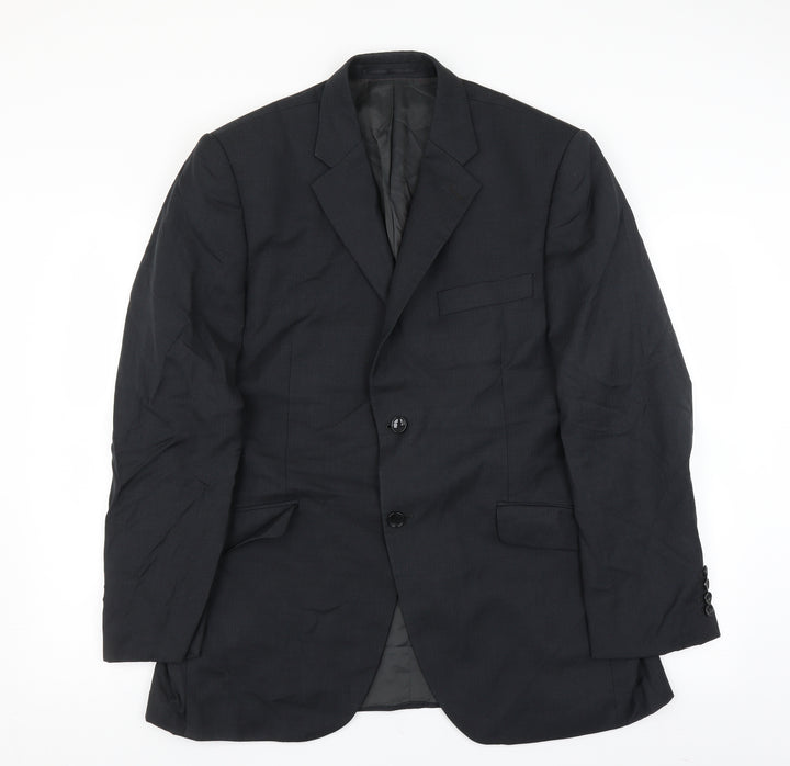 Howick Mens Black Jacket Suit Jacket Size 42