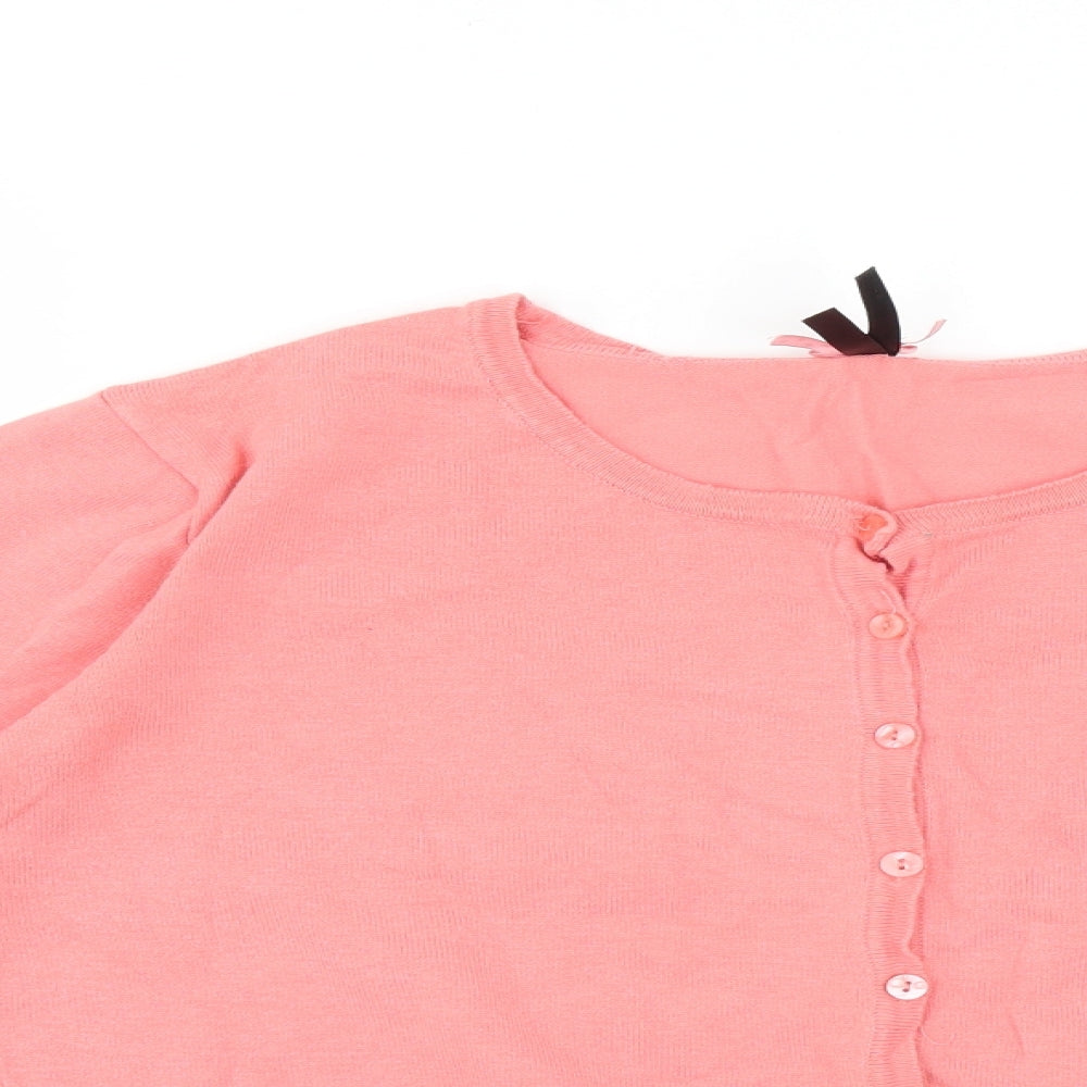 Primark Womens Pink   Cardigan Jumper Size 18