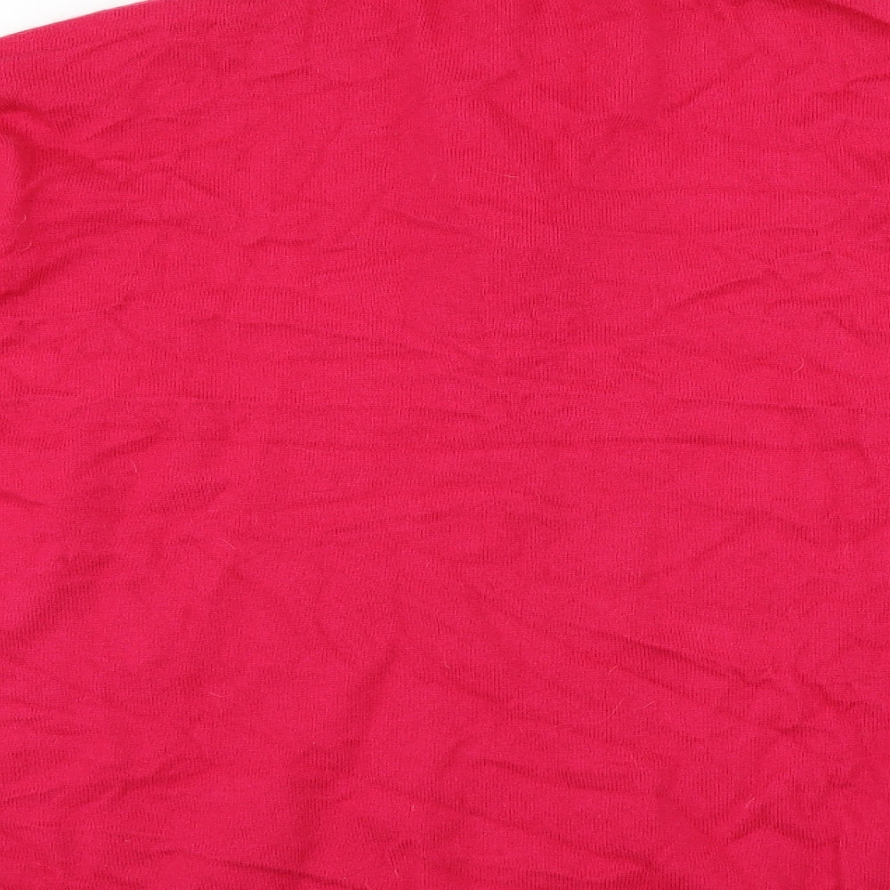 Woolovers Mens Pink   Pullover Jumper Size XL