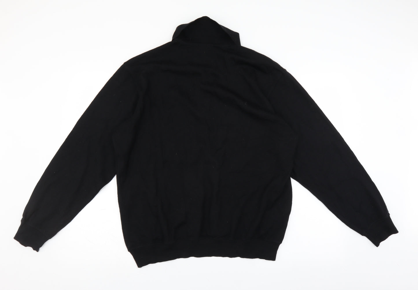 rail & shark Mens Black   Pullover Jumper Size L  - yachting