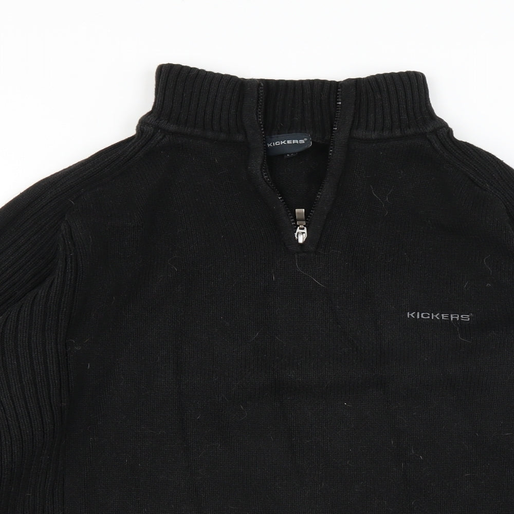 Kickers Mens Black   Pullover Jumper Size M