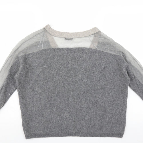 River Island Womens Grey   Pullover Jumper Size 12