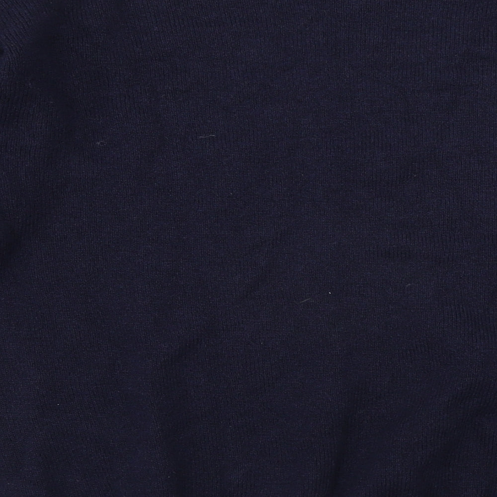 Marks and Spencer Mens Blue Geometric  Pullover Jumper Size M