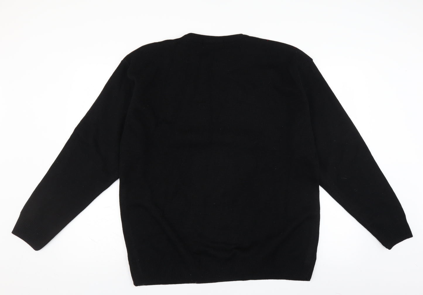 Woodville Mens Black   Pullover Jumper Size M