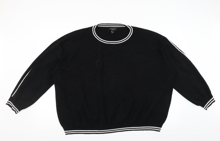 New Look Womens Black Pullover Jumper Size L