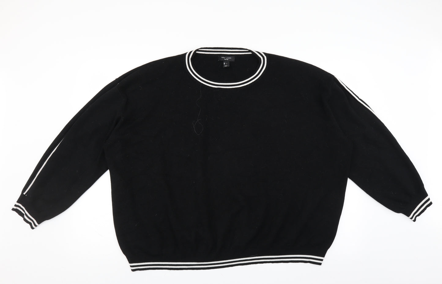 New Look Womens Black   Pullover Jumper Size L
