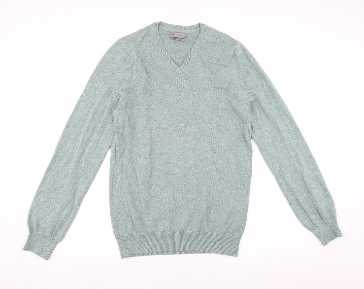 Marks and Spencer Mens Green   Pullover Jumper Size S