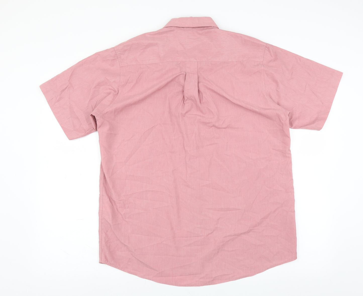 Cotton Traders Mens Pink    Button-Up Size M