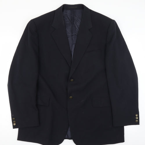 Preworn Mens Blue   Jacket Suit Jacket Size 46
