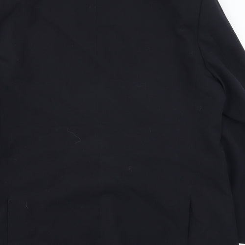 Preworn Mens Blue   Jacket Suit Jacket Size 46