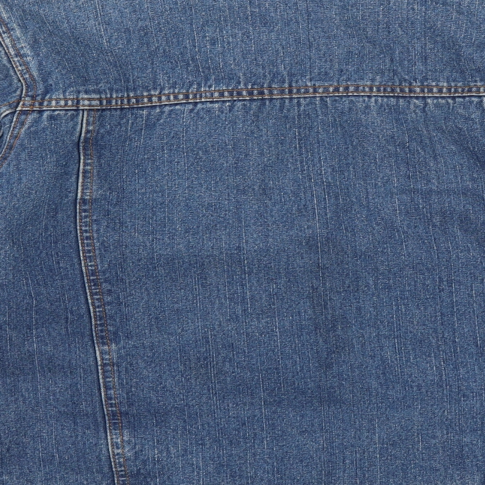 Steve & Barry's Womens Blue  Denim Jacket  Size M  - fleece lined