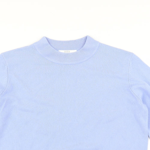 Marks and Spencer Womens Blue   Pullover Jumper Size 14