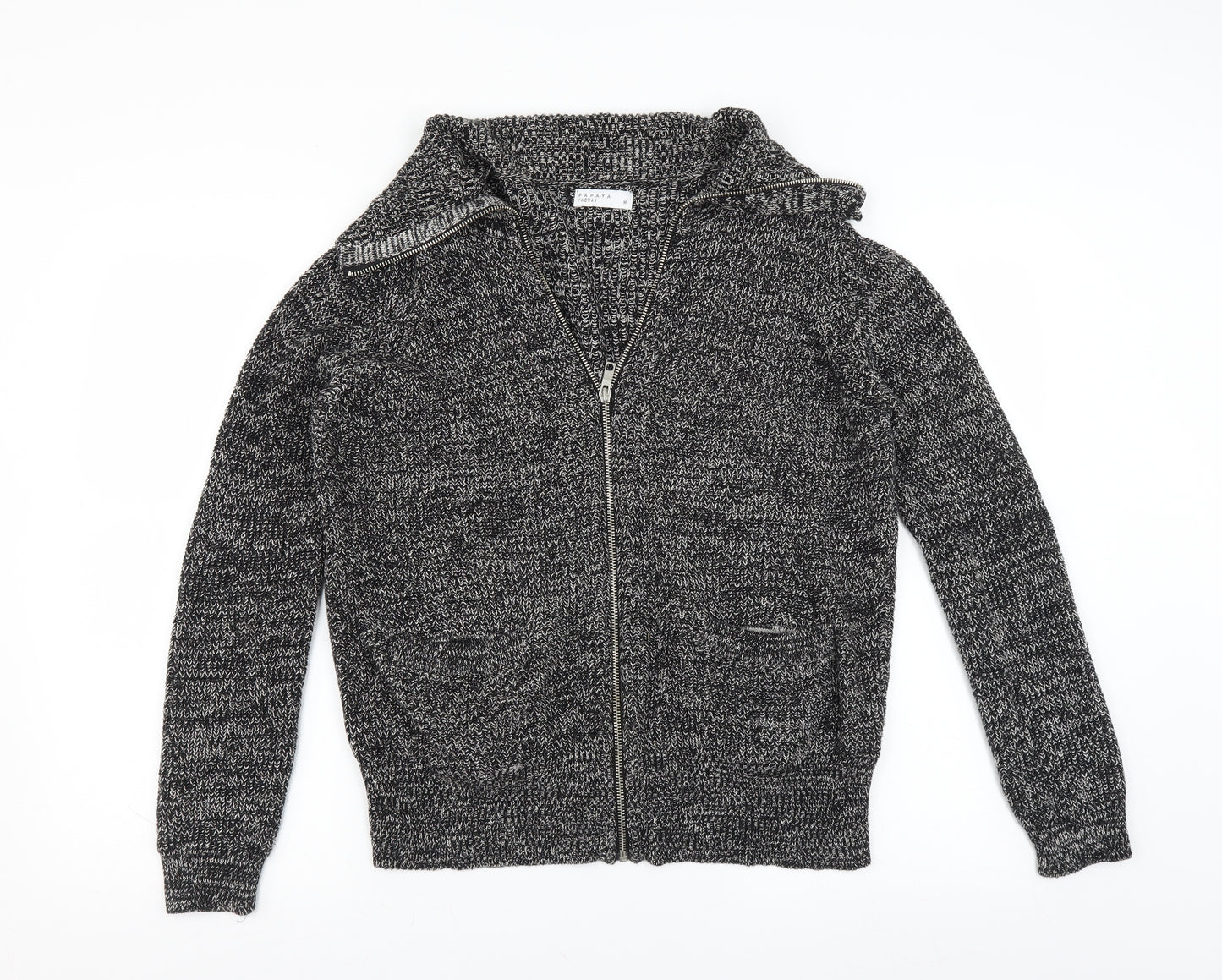 Papaya Womens Black   Cardigan Jumper Size M