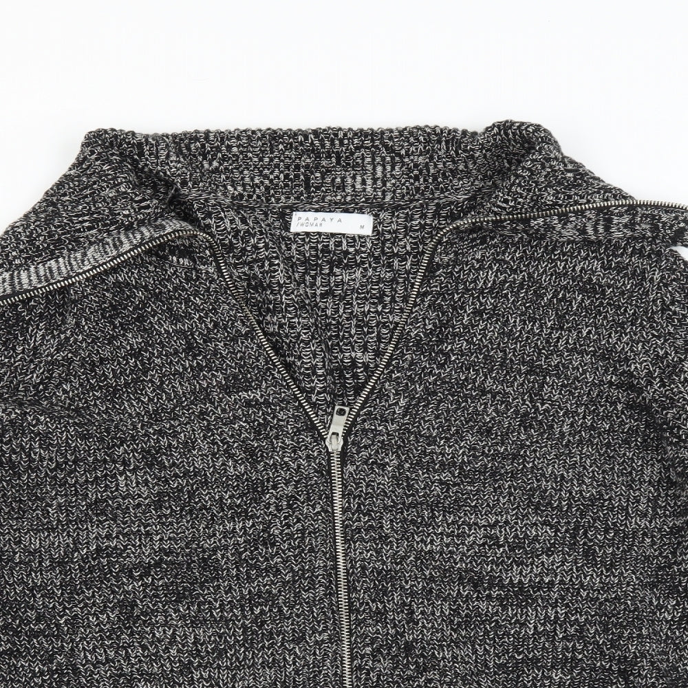 Papaya Womens Black   Cardigan Jumper Size M