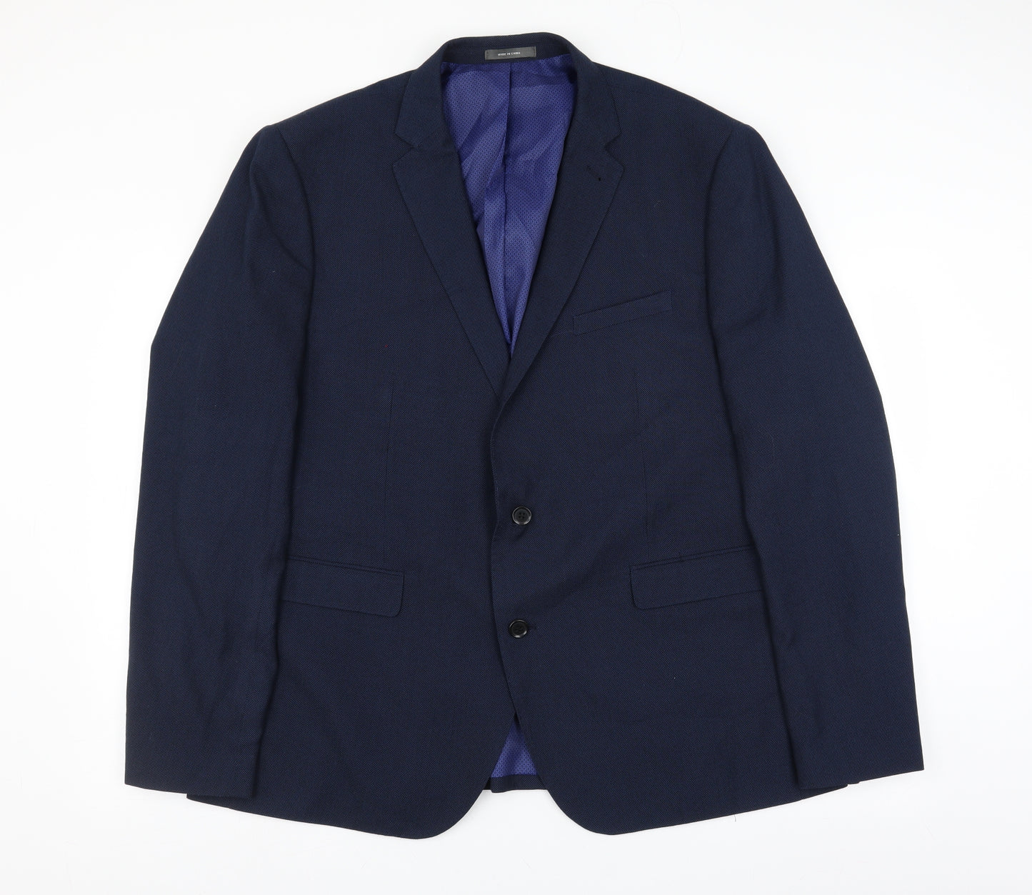 Primark Mens Blue   Jacket Suit Jacket Size 48